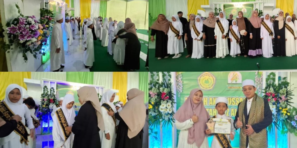 Wisuda Tahfidz Al-Quran Santri Tahfidz Fathiyyah Zahra Penuh Haru