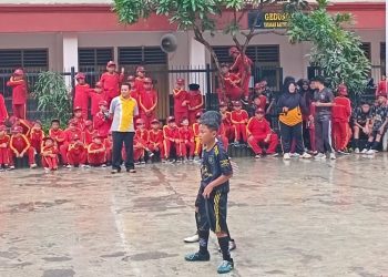 Usai Penilaian Akhir Semester Ganjil, MI Baitussalam Gelar Class Meeting Futsal