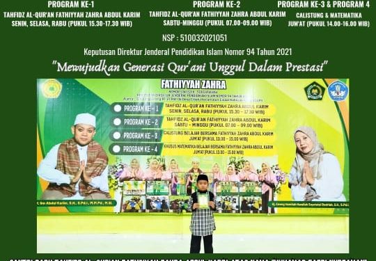 Alhamdulillah, Muhamad Fazri Nurzaman Menjadi Santri Pertama Tahun 2026