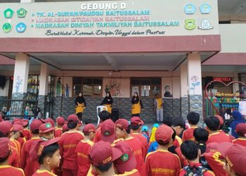 Senam Sehat Siswa MI Baitussalam Antusias Diikuti Ratusan Pelajar