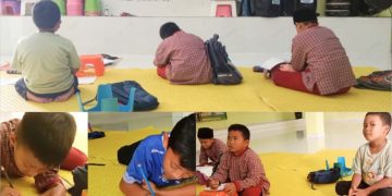 Siswa Fathiyyah Zahra Belajar Calistung dan Matematika Bersama
