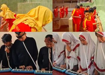 Siswa Kelas 6 MI Baitussalam Jalani Ujian Praktek Ibadah dan Seni Budaya