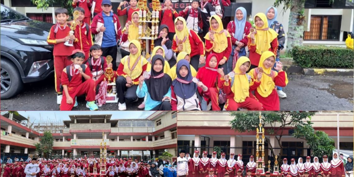 Paskibra MI Baitussalam Kembali Persembahkan Trofi di Lomba Paskibra Se-Jabar