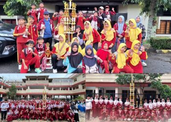 Paskibra MI Baitussalam Kembali Persembahkan Trofi di Lomba Paskibra Se-Jabar