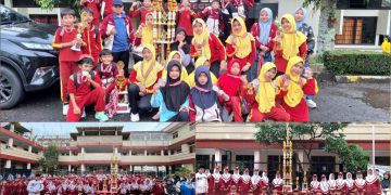 Paskibra MI Baitussalam Kembali Persembahkan Trofi di Lomba Paskibra Se-Jabar