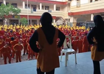 Tubuh yang Sehat Terdapat Jiwa Kuat, Senam Rutin di MI Baitussalam