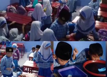 Siswa PaudQu Baitussalam Belajar Mengenal Kendaraan Laut, Darat dan Pesawat