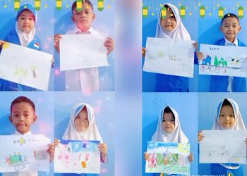 Ramadhan Ceria: Siswa PaudQu Baitussalam Belajar Kreasi Seni Mewarnai Gambar