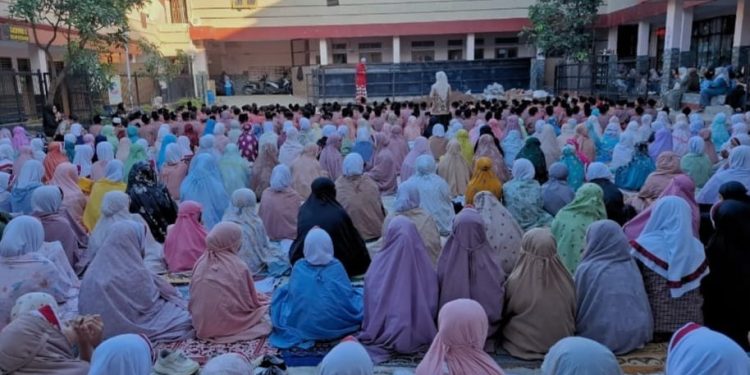 Pesantren Ramadhan MI Baitussalam Diakhiri Dhuha Berjamaah