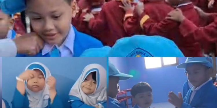 Keceriaan Anak PaudQu Baitussalam Masuk Sekolah Pasca Libur Idulfitri