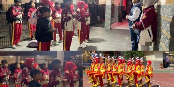 Menuju Lomba Se-Jabar, Tim Paskibra MI Baitussalam Dilepas