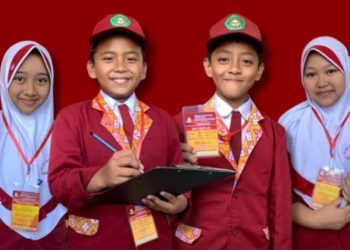 Inilah Empat siswa-siswa Madrasah Ibtidaiyah MI Baitussalam.| iak