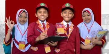 Inilah Empat siswa-siswa Madrasah Ibtidaiyah MI Baitussalam.| iak