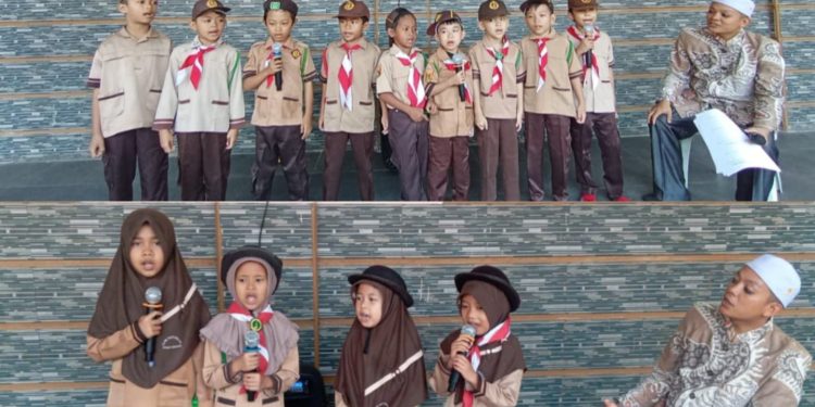 Jelang Kenaikan Kelas, Siswa TKQ dan MI Baitussalam Uji Hafalan Lesengan