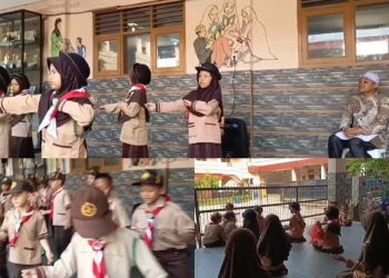 Siswa MI Baitussalam Mantapkan Latihan Tari Jelang Kenaikan Kelas