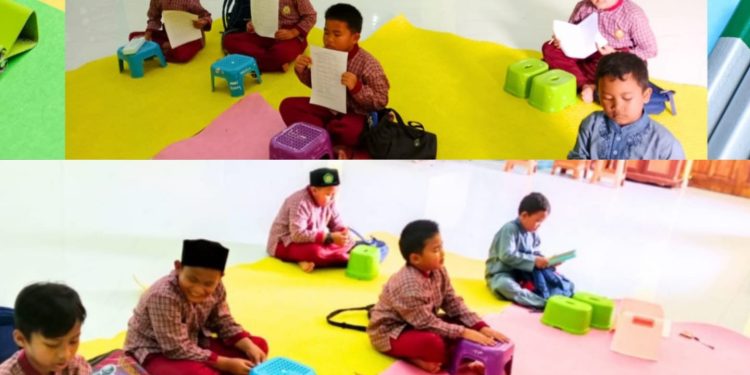 Siswa Calistung Fathiyyah Zahra Antusias dalam Belajar