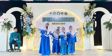 Lantang, Siswa PaudQu/TKQ Baitussalam dalam Menyampaikan Lesengan