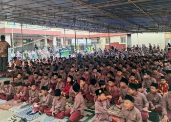 Ratusan Siswa TKQ dan MI Baitussalam Siap Gelar Sholat Dhuha Berjamaah