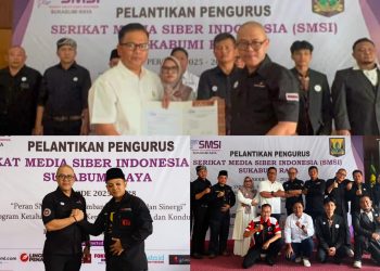 Pengurus SMSI Sukabumi Raya Periode 2025–2028 Resmi Dilantik