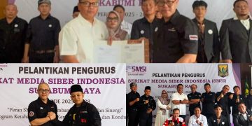 Pengurus SMSI Sukabumi Raya Periode 2025–2028 Resmi Dilantik