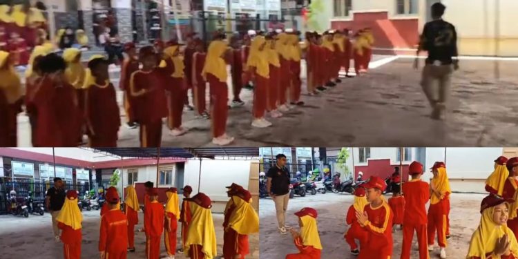 Siswa MI Baitussalam Ikuti Eskul Paskibra dengan Penuh Antusias