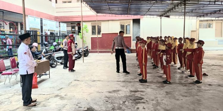 Unit Kamsel Satlantas Polres Sukabumi Seleksi Polisi Cilik MI Baitussalam, Siapkan Wakil ke Lomba Tingkat Polda Jabar