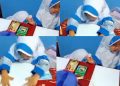 Ceria, Anak PaudQu Baitussalam Buat Rumah dari Stik Eskrim