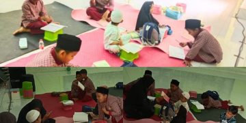 Calon Generasi Pintar, Belajar Calistung di Tahfidz Fathiyyah Zahra