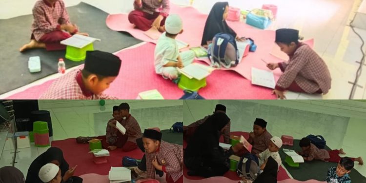 Calon Generasi Pintar, Belajar Calistung di Tahfidz Fathiyyah Zahra