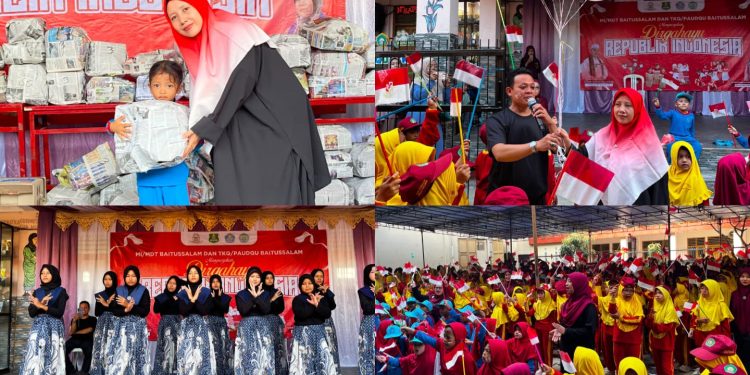 Semarak HUT RI ke-81, TKQ dan MI Baitussalam Tanamkan Semangat Kemerdekaan Sejak Dini