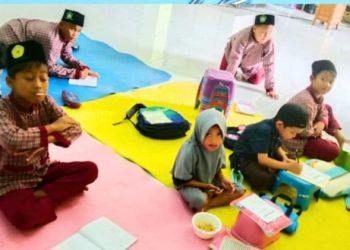 Siswa Calistung Fathiyyah Zahra Gigih Dalam Belajar