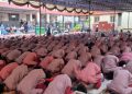 Terapkan Disiplin Sejak Dini, Siswa MI dan TKQ Baitussalam Gelar Sholat Dhuha Berjamaah