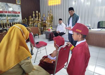 Kemenag Kab Sukabumi Saksikan Pelaksanaan BIAS di MI Baitussalam