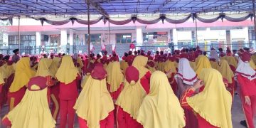 Senam Sehat Bersama MI Baitussalam, Tingkatkan Kebugaran Fisik Siswa