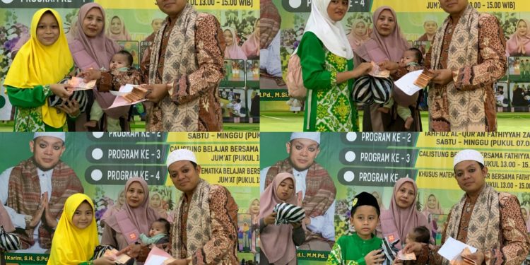 Tahfidz Fathiyyah Zahra: Indahnya Berbagi di Peringatan Maulid Nabi Muhammad SAW