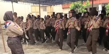 Targetkan Karakter dan Prestasi, Kamabigus MI Baitussalam Turunkan 80 Personel di Lomba Pramuka se-Sukabumi