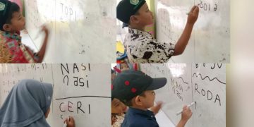 Aksi Nyata Siswa Calistung, Belajar Penuh dengan Semangat