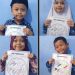 Penuh Ceria, Anak-anak PaudQu Baitussalam Mewarnai Gambar Makanan