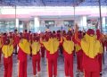 Wujudkan Generasi Sehat dan Ceria, Siswa MI dan TKQ Baitussalam Gelar Senam Bersama