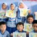 Kenalkan Gizi Sejak Dini, Murid PAUDQu Baitussalam Cibolang Girang Cisaat, Kreasikan Karya ‘Makanan Sehat’